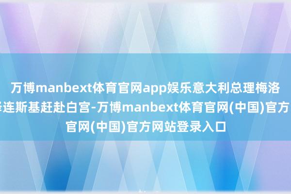 万博manbext体育官网app娱乐意大利总理梅洛尼也将追随泽连斯基赶赴白宫-万博manbext体育官网(中国)官方网站登录入口