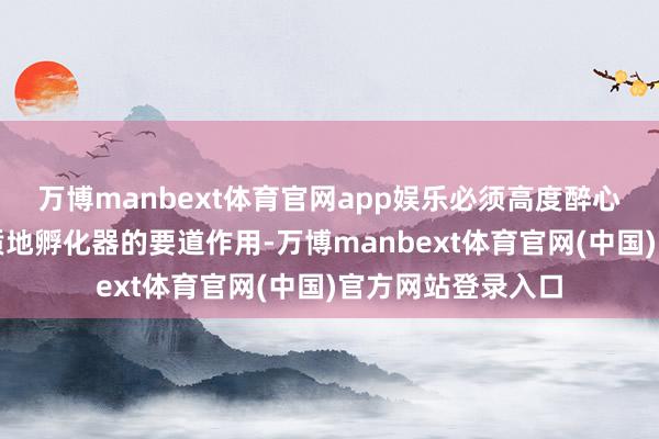 万博manbext体育官网app娱乐必须高度醉心并系统性施展高质地孵化器的要道作用-万博manbext体育官网(中国)官方网站登录入口